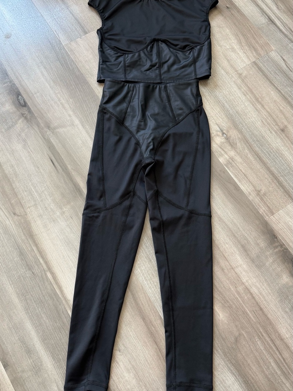 Black High-Waist Performance Leggings